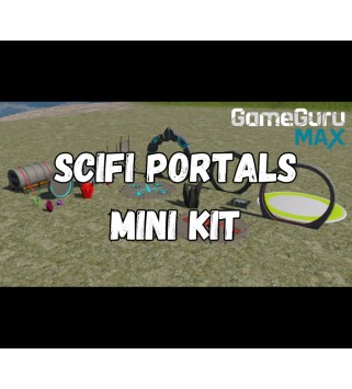 GameGuru MAX - Low Poly Mini Kit: Sci-Fi Portals DLC Steam Key GLOBAL